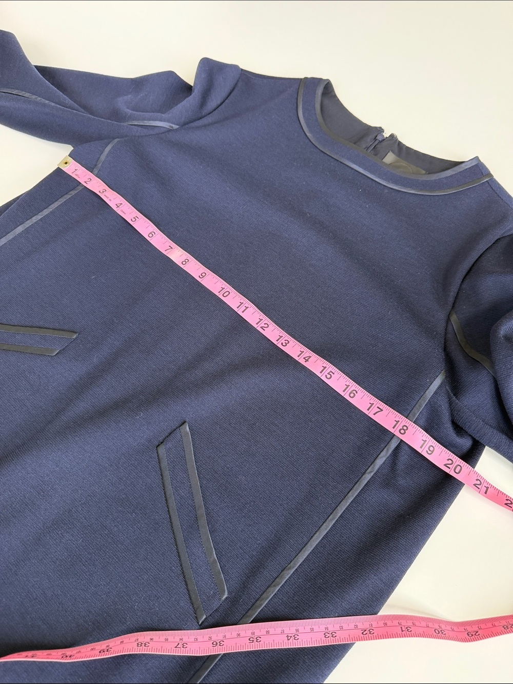 Chado Ralph Rucci Wool Dress Size 8 - Picture 6 of 10